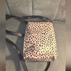 Threshold Tan and Black Crossbody Bag